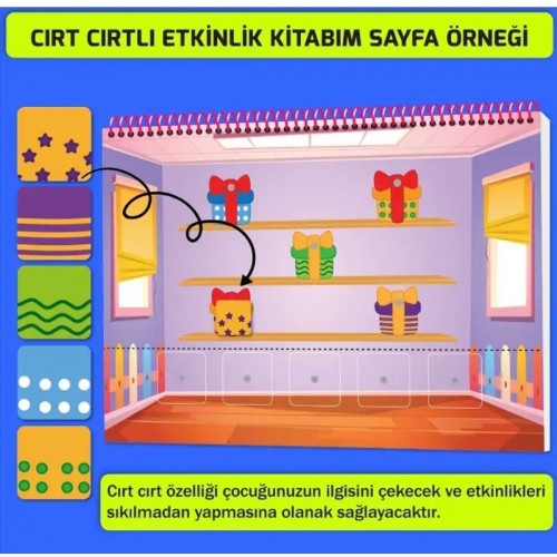 Yükselen Zeka Cırt Cırtlı Etkinlik Kitabım 2-4 yaş